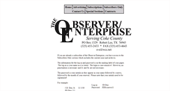 Desktop Screenshot of observerenterprise.com